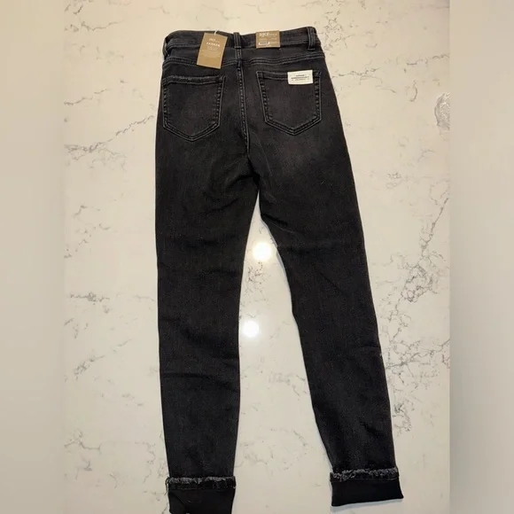 BKE jeans black 24 x 29 superior stretch Parker ankle tall - Picture 4 of 4